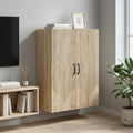 vidaXL Szafka ścienna 66 x 34,5 x 90 cm Drewno inżynieryjne dąb Sonoma