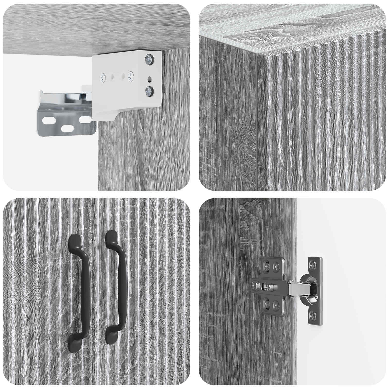 vidaXL Szafka ścienna 66 x 34,5 x 90 cm Drewno inżynieryjne