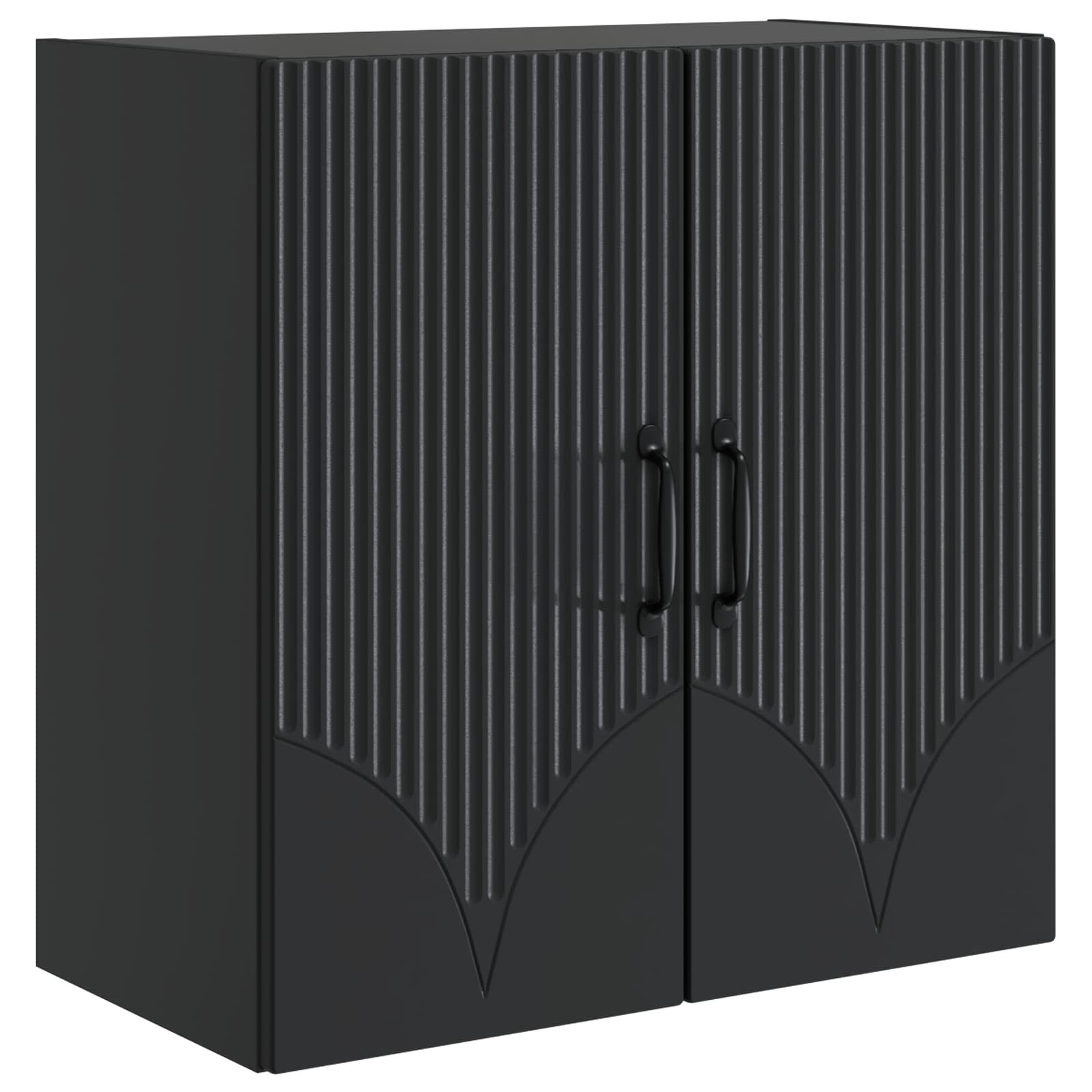 vidaXL Szafka ścienna 59 x 31 x 60 cm Drewno inżynieryjne Czarny