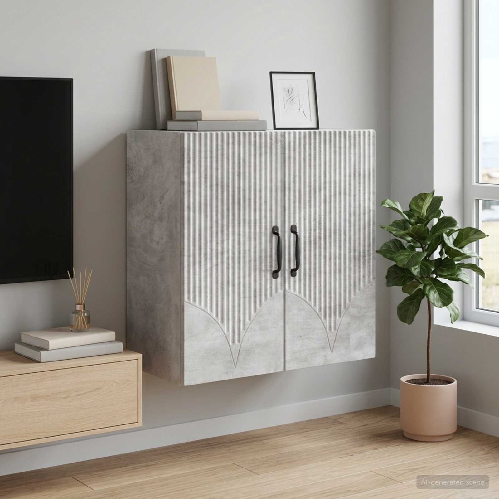 vidaXL Szafka ścienna 59 x 31 x 60 cm Drewno inżynieryjne