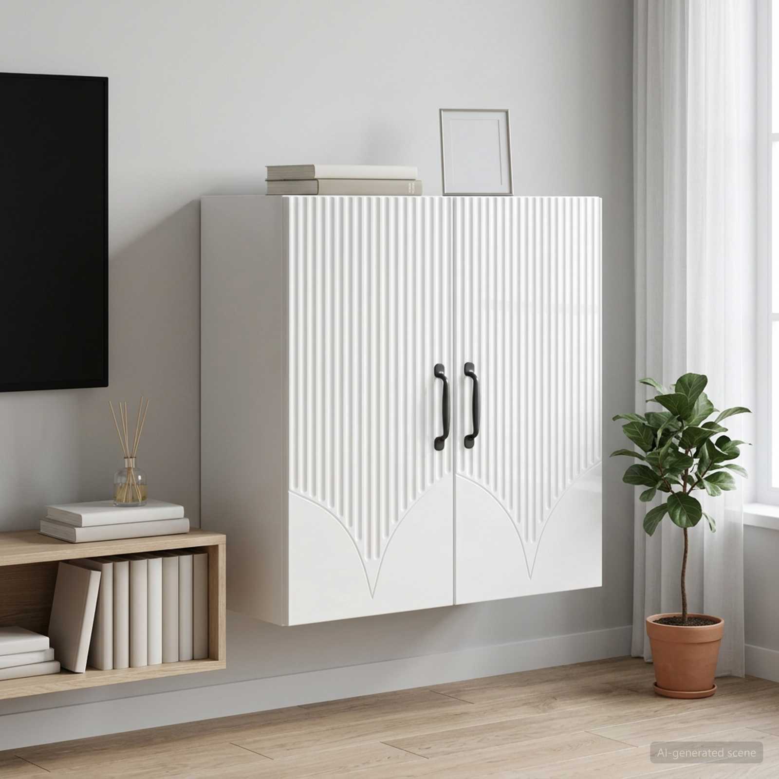 vidaXL Szafka ścienna 59 x 31 x 60 cm Drewno inżynieryjne