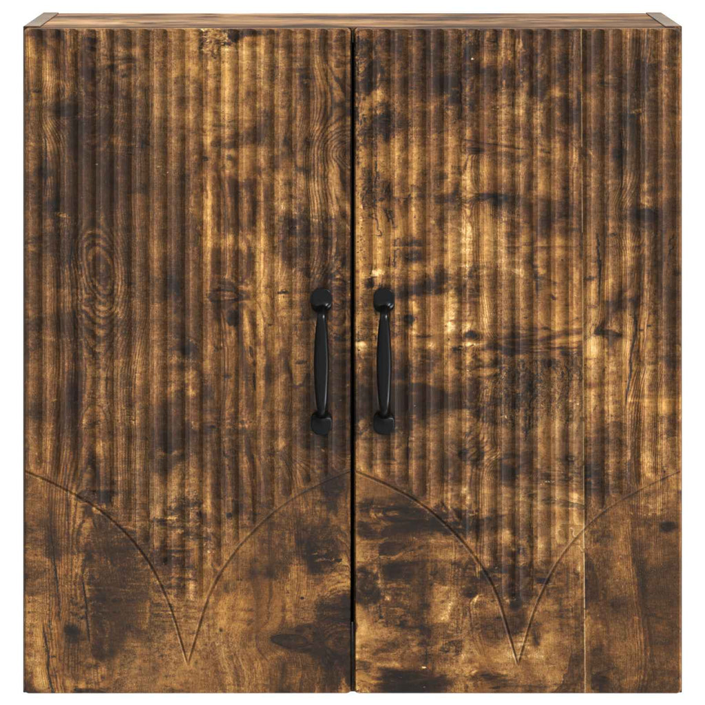 vidaXL Szafka ścienna 59 x 31 x 60 cm Drewno inżynieryjne Dąb wędzony
