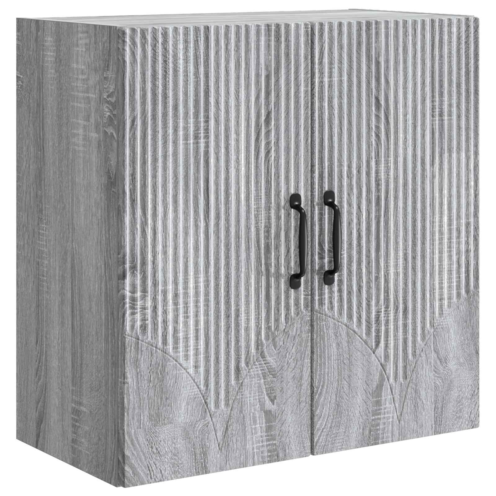 vidaXL Szafka ścienna 59 x 31 x 60 cm Drewno inżynieryjne Szary Sonoma