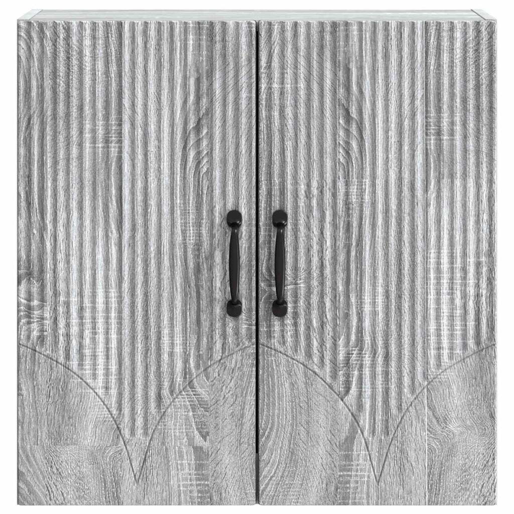 vidaXL Szafka ścienna 59 x 31 x 60 cm Drewno inżynieryjne Szary Sonoma