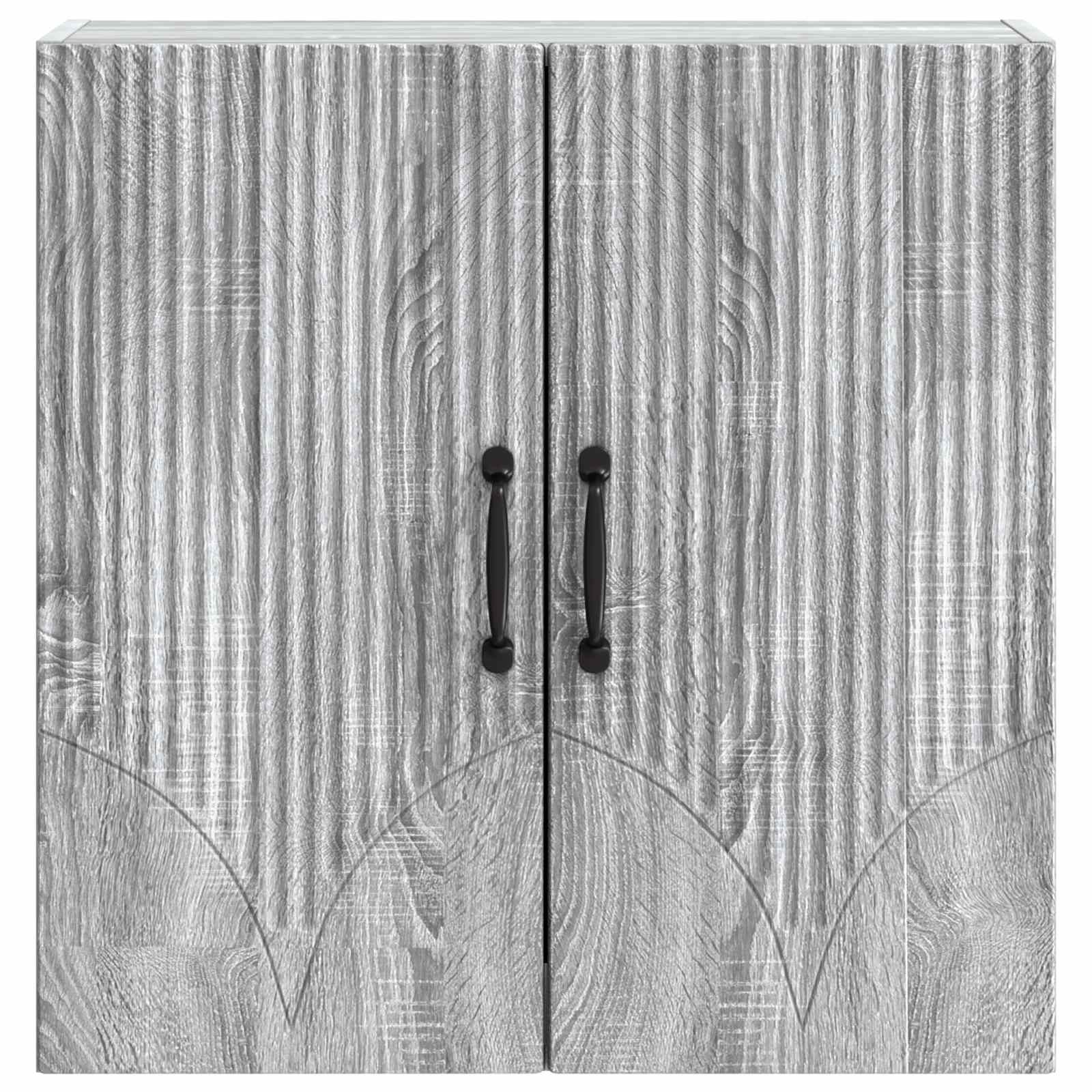 vidaXL Szafka ścienna 59 x 31 x 60 cm Drewno inżynieryjne Szary Sonoma