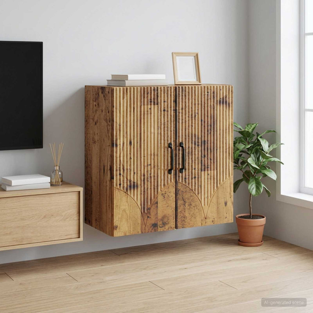 vidaXL Szafka ścienna 59 x 31 x 60 cm Drewno inżynieryjne Stare drewno