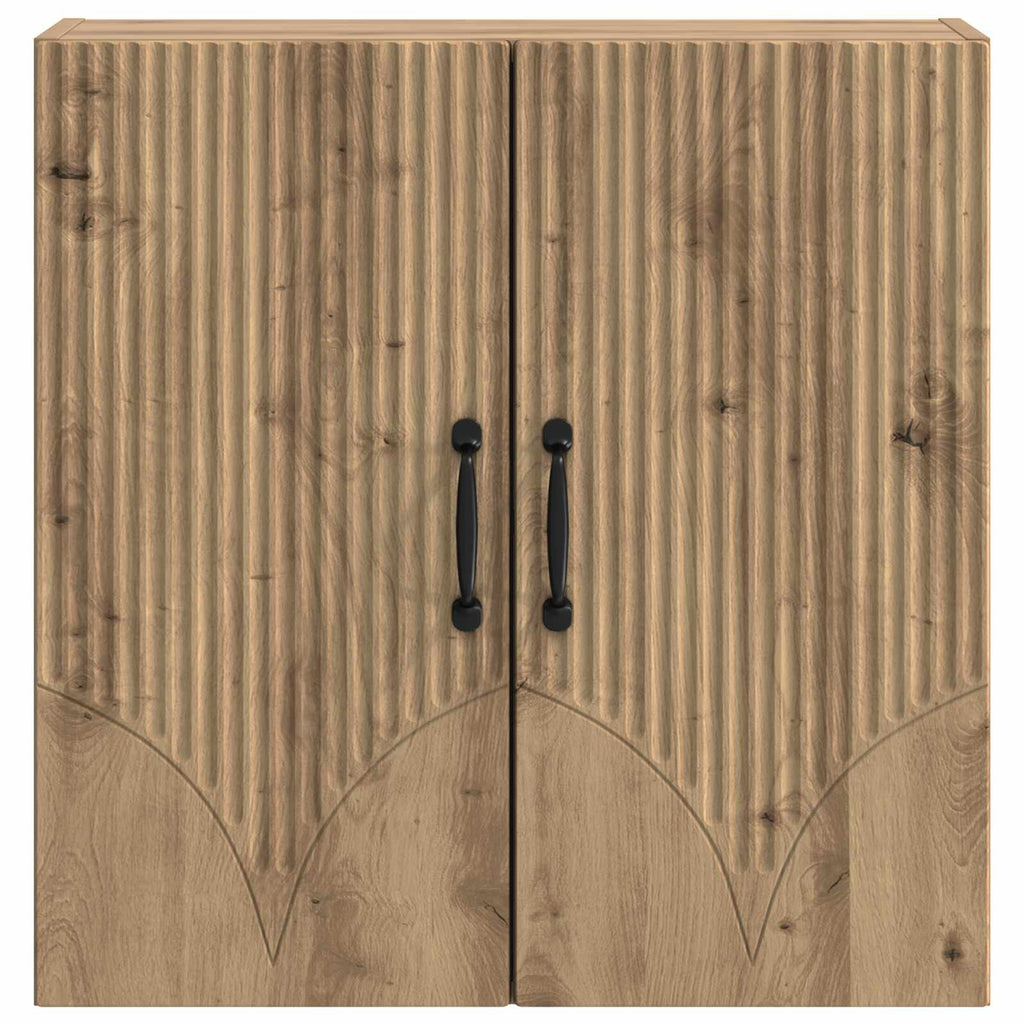 vidaXL Szafka ścienna 59 x 31 x 60 cm Drewno inżynieryjne Dąb artisan
