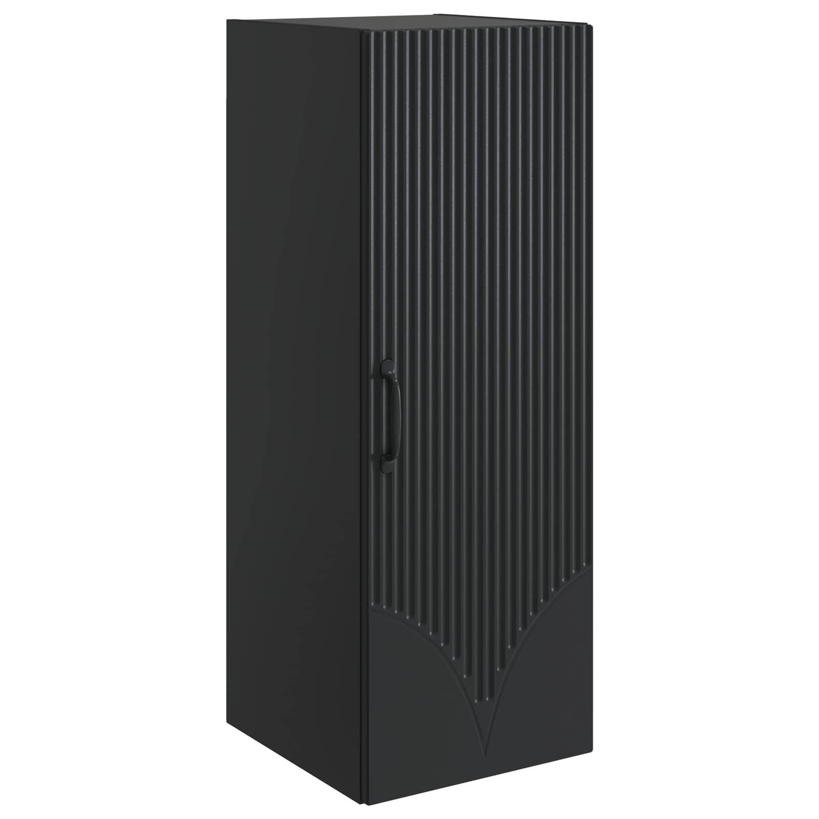 vidaXL Szafka ścienna 33 x 34,5 x 90 cm Drewno inżynieryjne Czarny