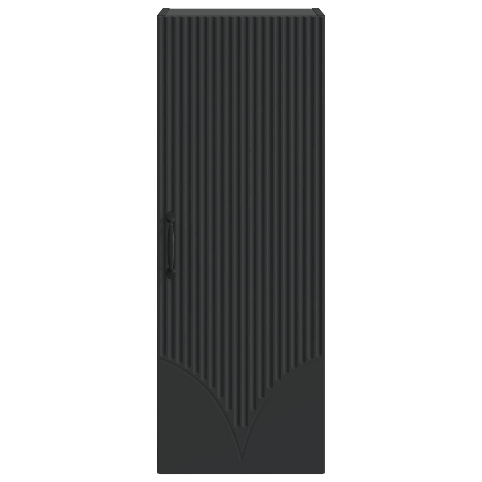 vidaXL Szafka ścienna 33 x 34,5 x 90 cm Drewno inżynieryjne Czarny
