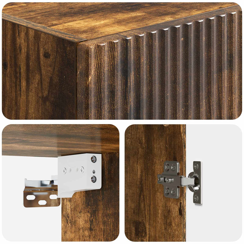 vidaXL Szafka ścienna 33 x 34,5 x 90 cm Drewno inżynieryjne