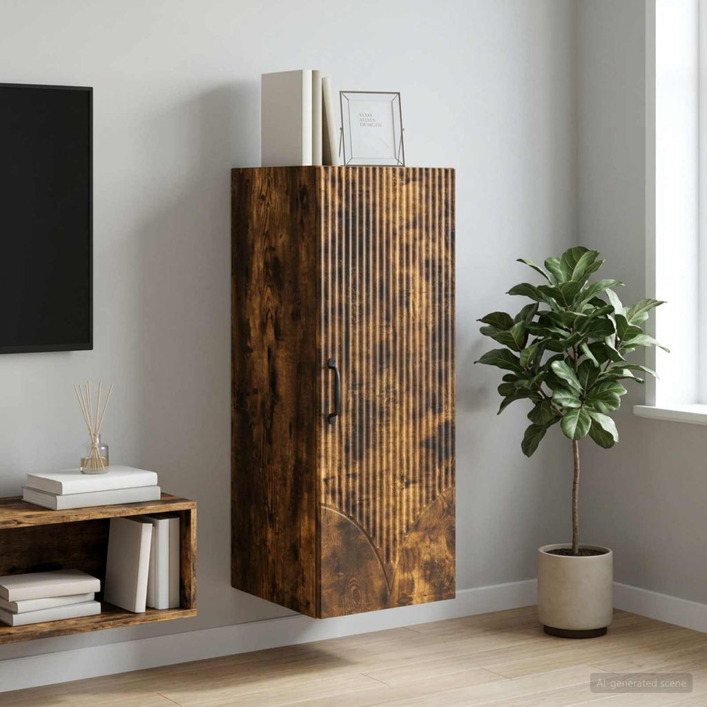 vidaXL Szafka ścienna 33 x 34,5 x 90 cm Drewno inżynieryjne