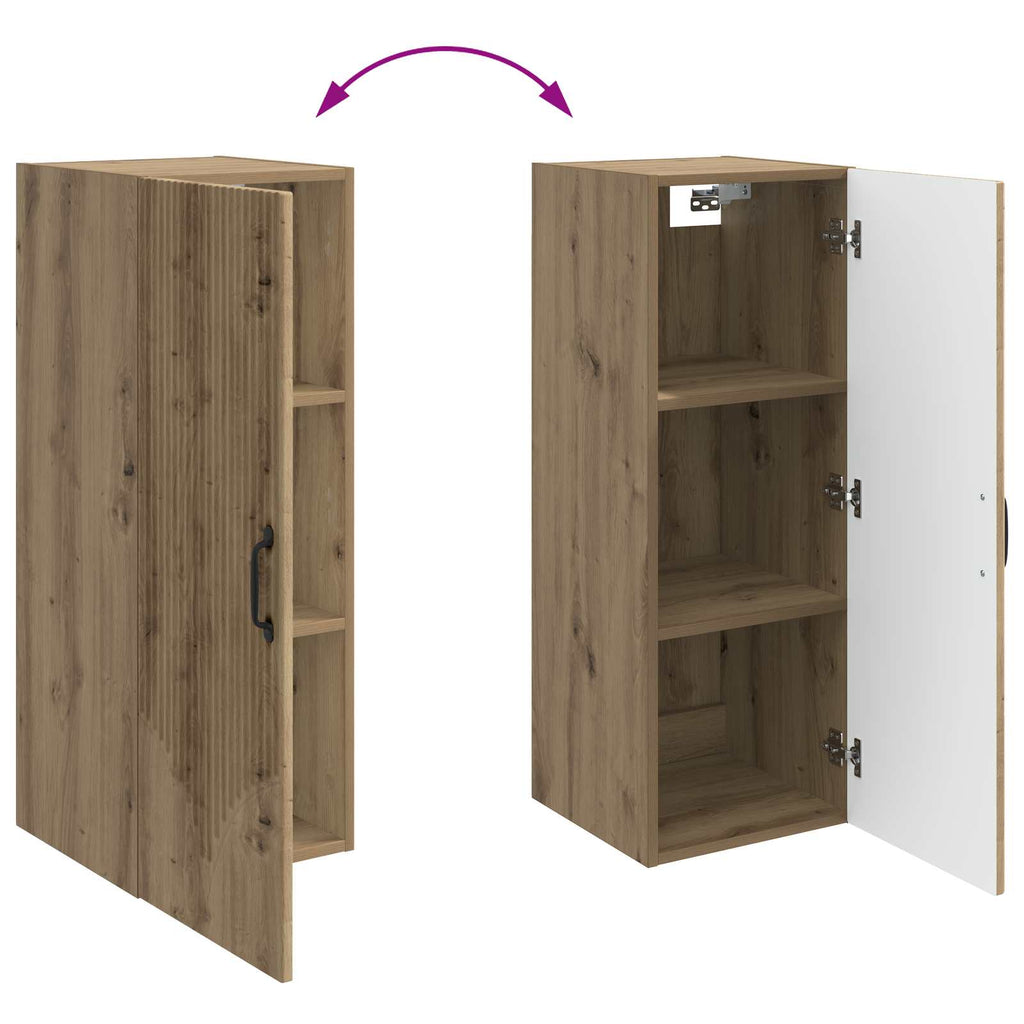 vidaXL Szafka ścienna 33 x 34,5 x 90 cm Drewno inżynieryjne