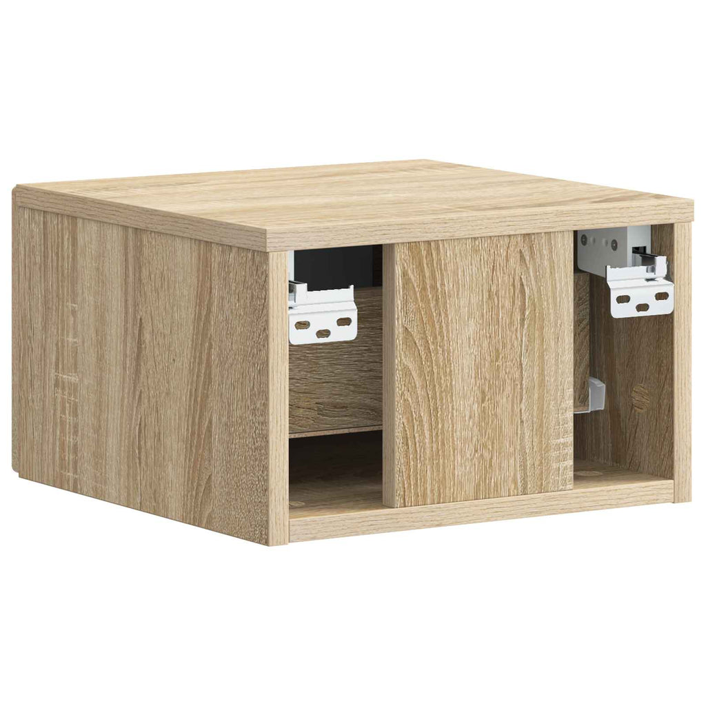 vidaXL Wisząca Szafka Nocna z szufladą dąb Sonoma 34,5 x 33 x 20 cm