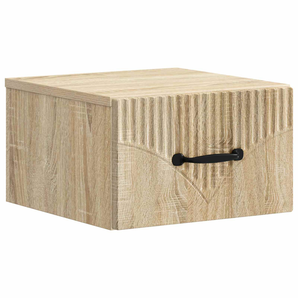 vidaXL Wisząca Szafka Nocna 2 pcs dąb Sonoma 34,5 x 33 x 20 cm