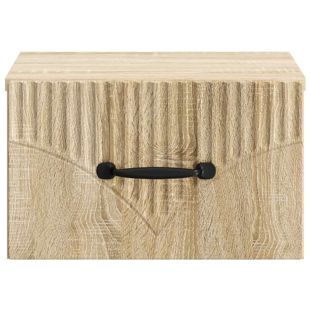 vidaXL Wisząca Szafka Nocna 2 pcs dąb Sonoma 34,5 x 33 x 20 cm