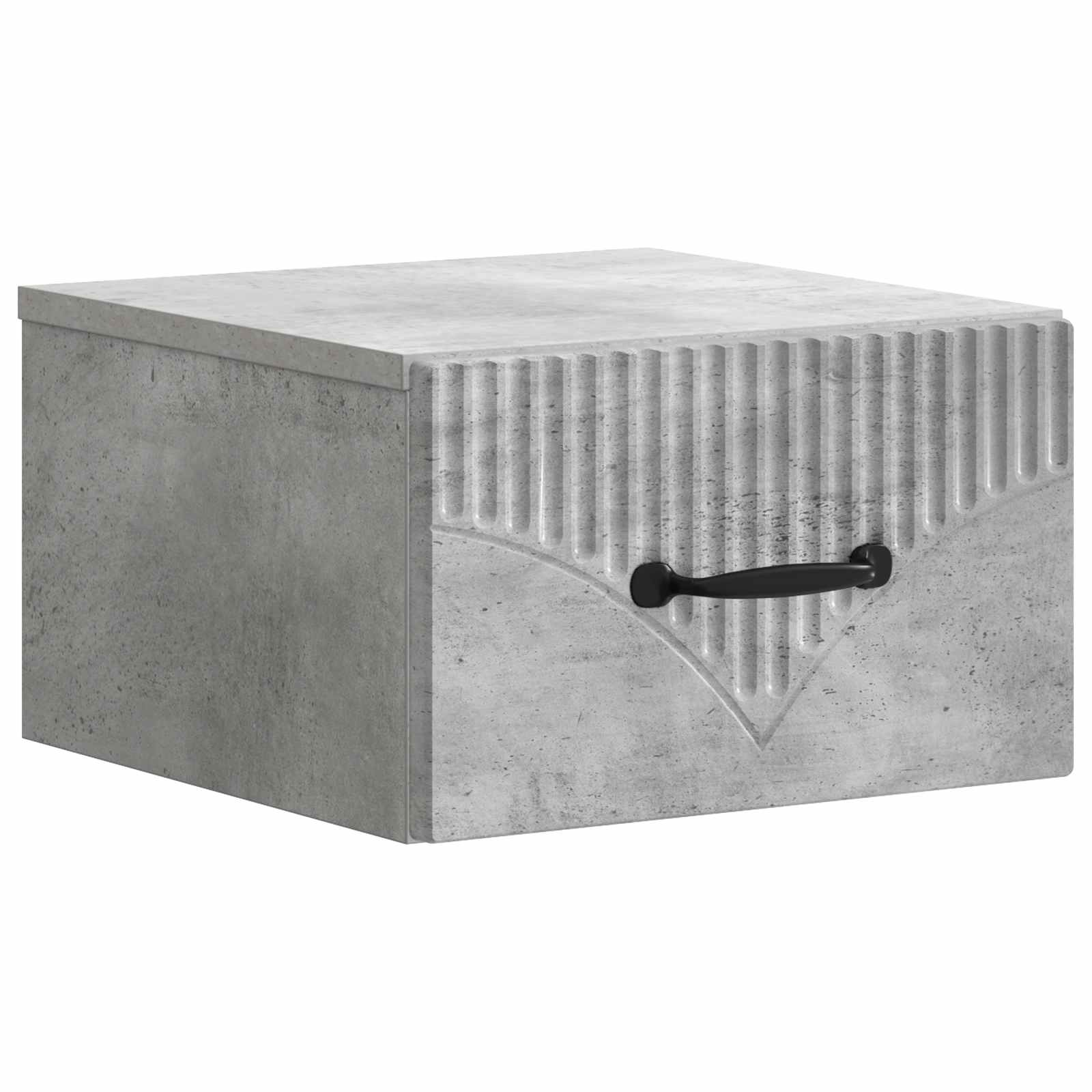 vidaXL Wisząca Szafka Nocna 2 pcs Betonowy szary 34,5 x 33 x 20 cm