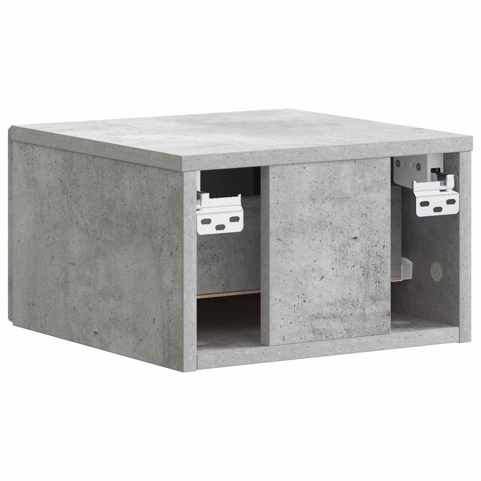 vidaXL Wisząca Szafka Nocna 2 pcs Betonowy szary 34,5 x 33 x 20 cm