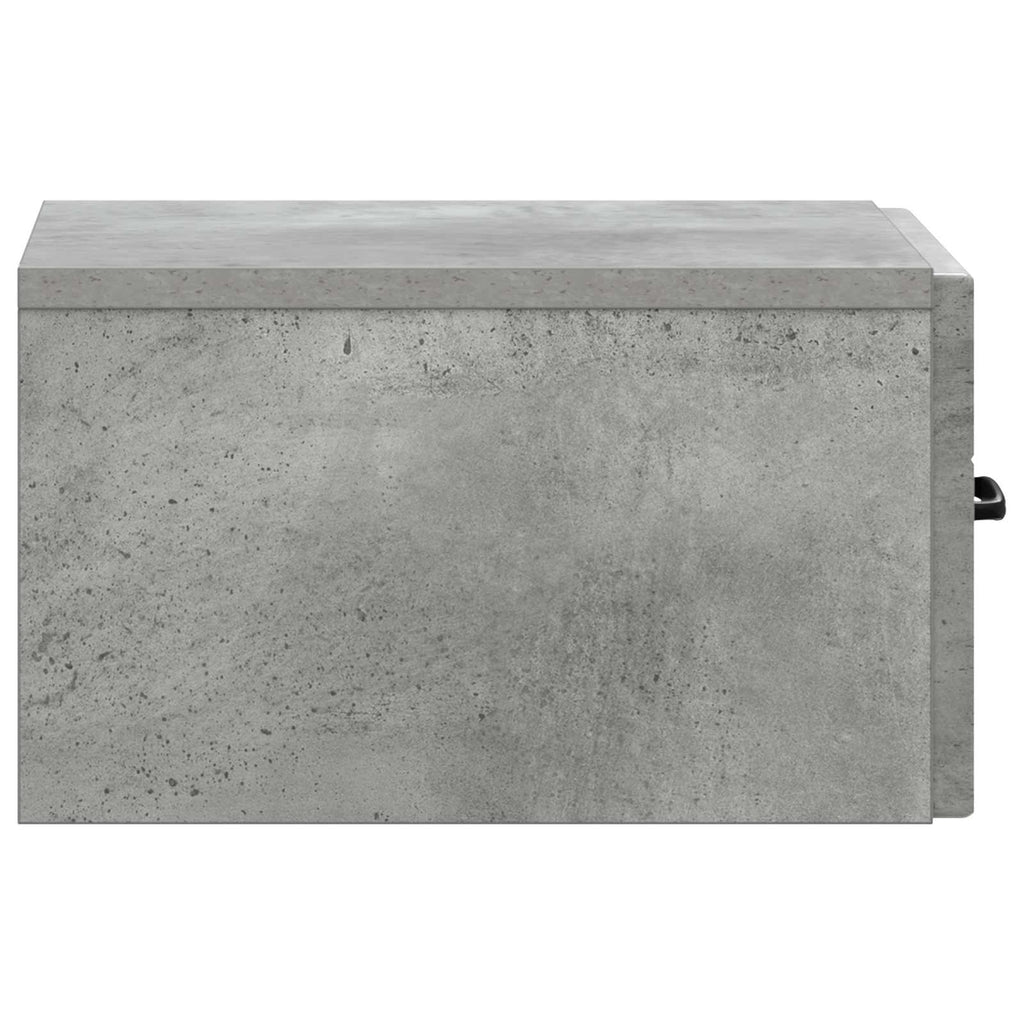 vidaXL Wisząca Szafka Nocna 2 pcs Betonowy szary 34,5 x 33 x 20 cm