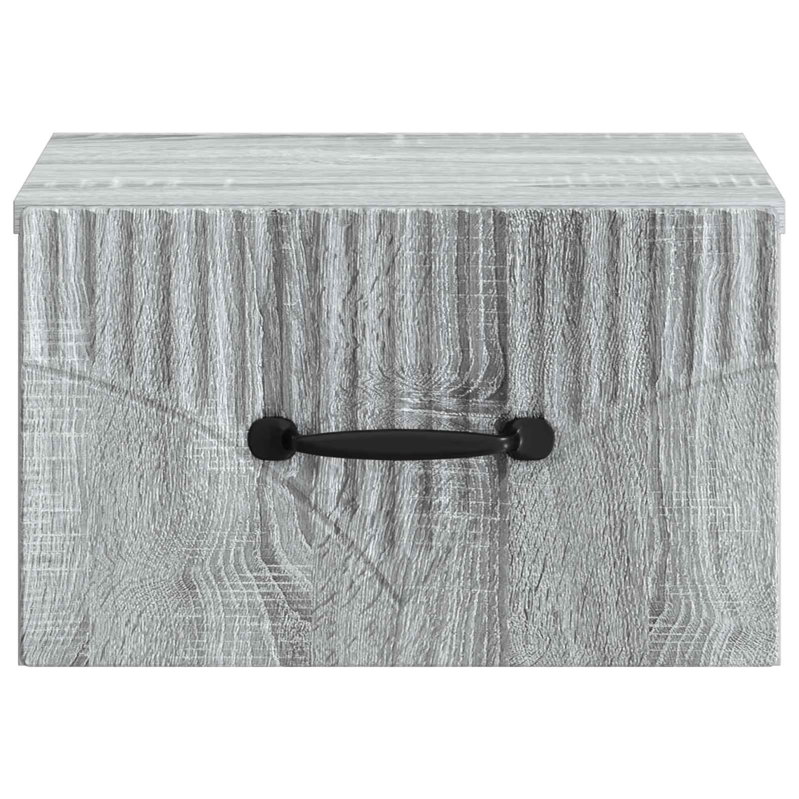 vidaXL Wisząca Szafka Nocna 2 pcs Szary Sonoma 34,5 x 33 x 20 cm