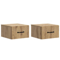 vidaXL Wisząca Szafka Nocna 2 pcs Dąb artisan 34,5 x 33 x 20 cm