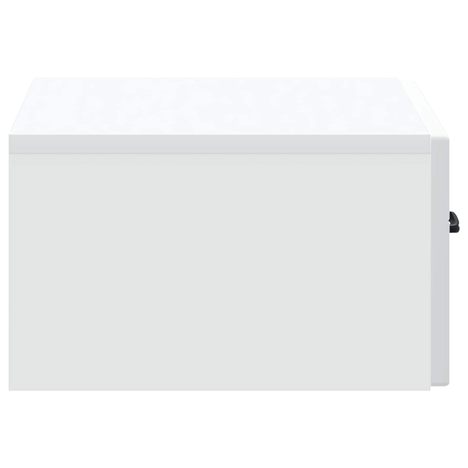 vidaXL Wisząca Szafka Nocna z szufladą 2 pcs Biały 49 x 34,5 x 20 cm