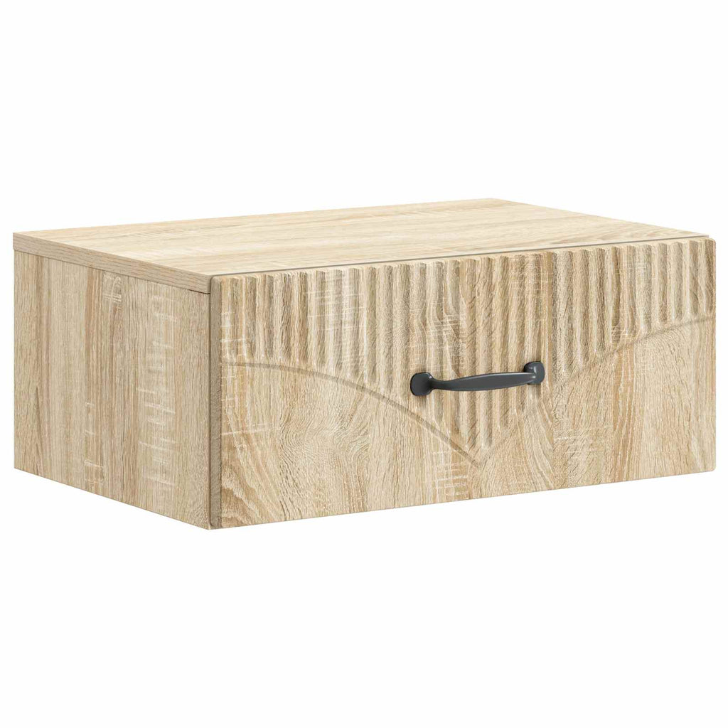 vidaXL Wisząca Szafka Nocna 2 pcs dąb Sonoma 49 x 34,5 x 20 cm