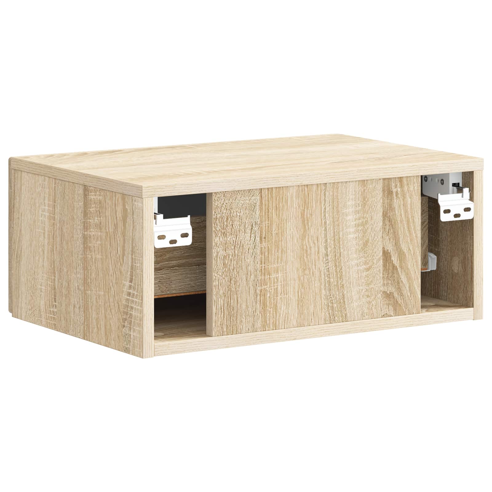 vidaXL Wisząca Szafka Nocna 2 pcs dąb Sonoma 49 x 34,5 x 20 cm