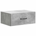 vidaXL Wisząca Szafka Nocna Betonowy szary 49 x 34,5 x 20 cm