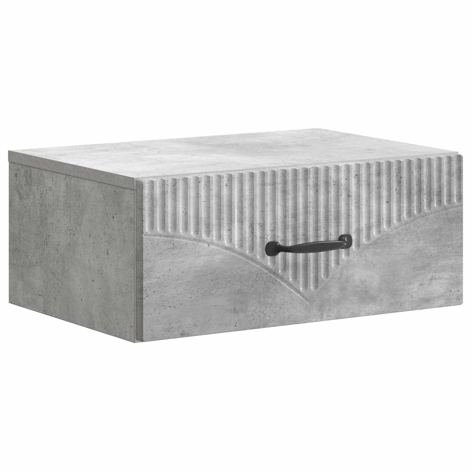 vidaXL Wisząca Szafka Nocna 2 pcs Betonowy szary 49 x 34,5 x 20 cm
