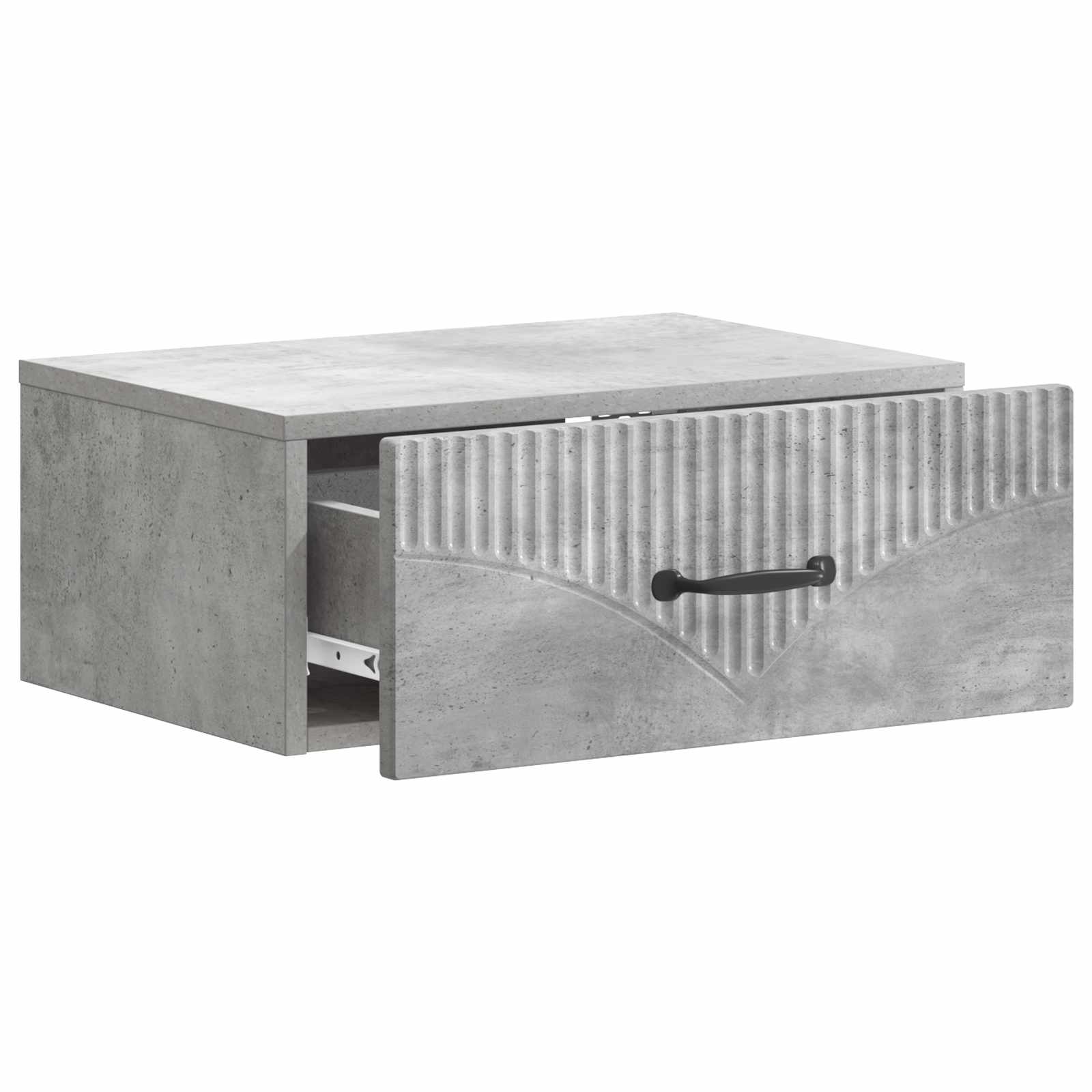 vidaXL Wisząca Szafka Nocna 2 pcs Betonowy szary 49 x 34,5 x 20 cm