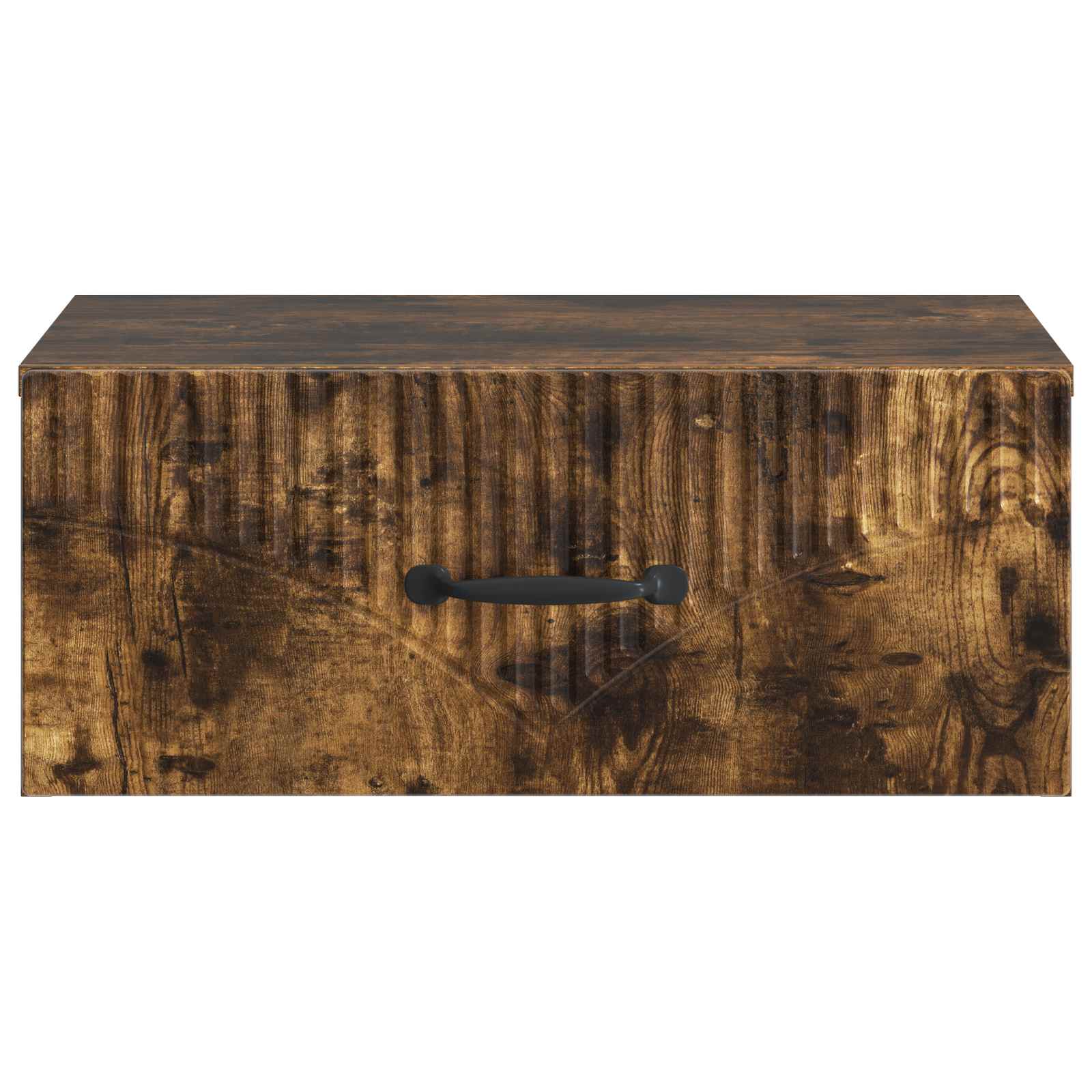 vidaXL Wisząca Szafka Nocna z szufladą Dąb wędzony 49 x 34,5 x 20 cm