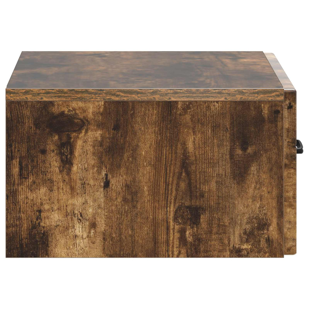 vidaXL Wisząca Szafka Nocna 2 pcs Dąb wędzony 49 x 34,5 x 20 cm