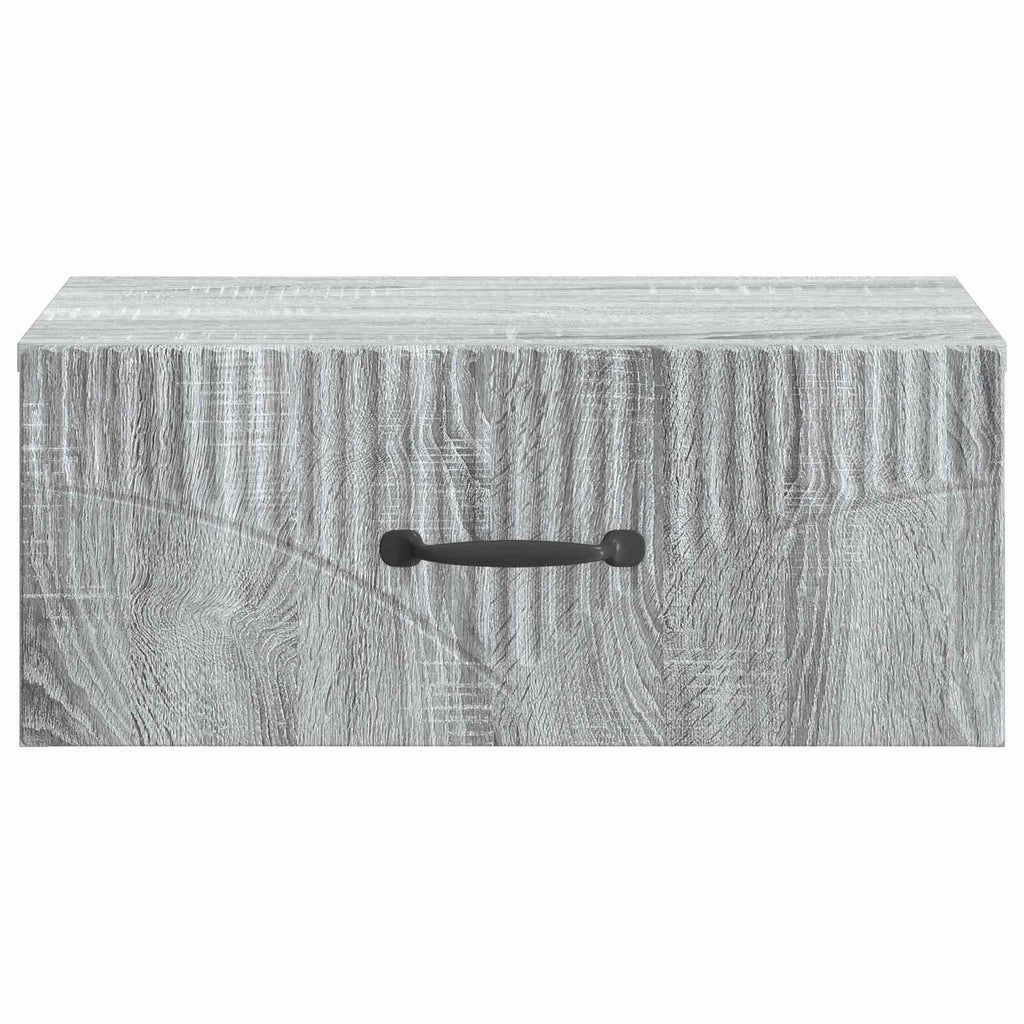 vidaXL Wisząca Szafka Nocna 2 pcs Szary Sonoma 49 x 34,5 x 20 cm