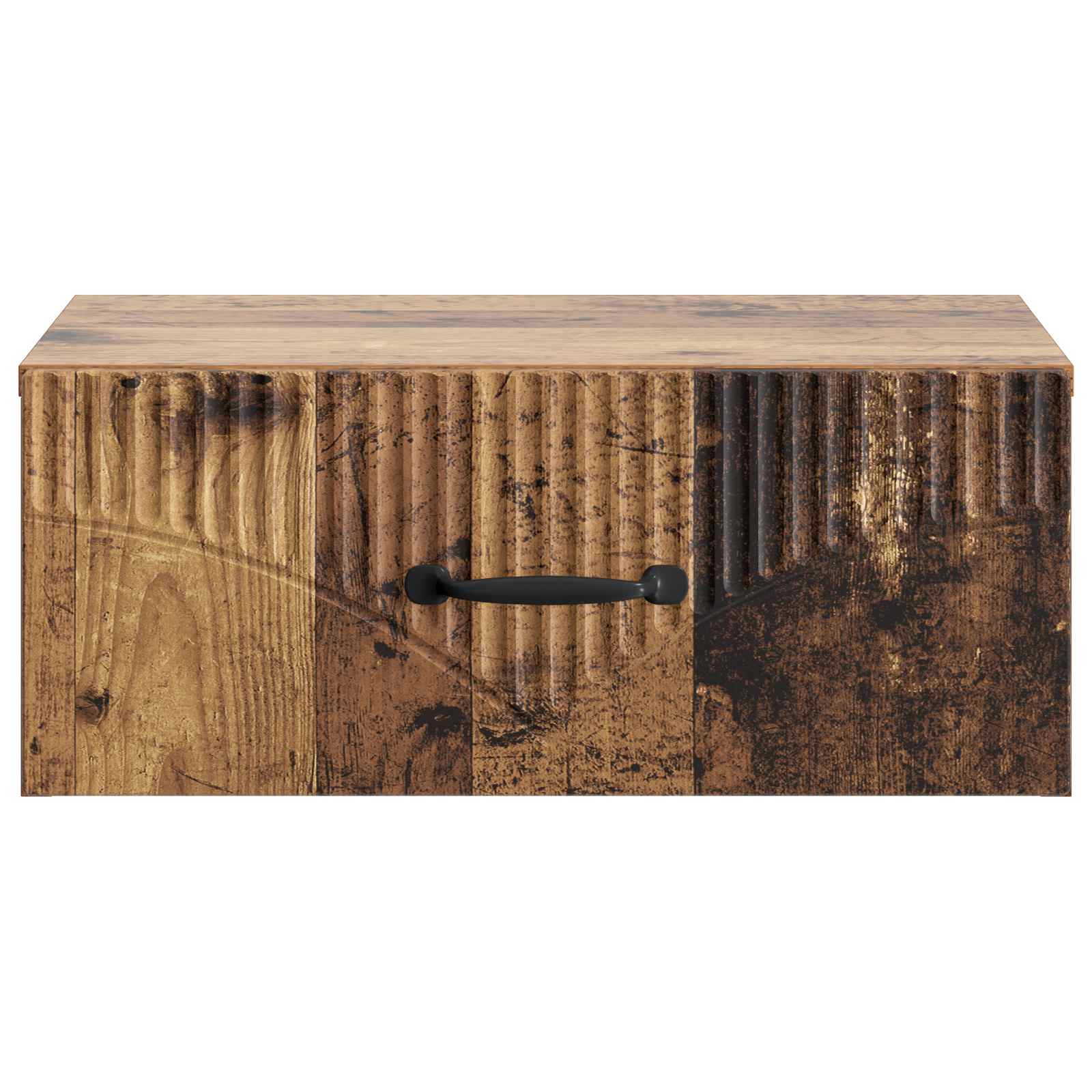 vidaXL Wisząca Szafka Nocna 2 pcs Stare drewno 49 x 34,5 x 20 cm