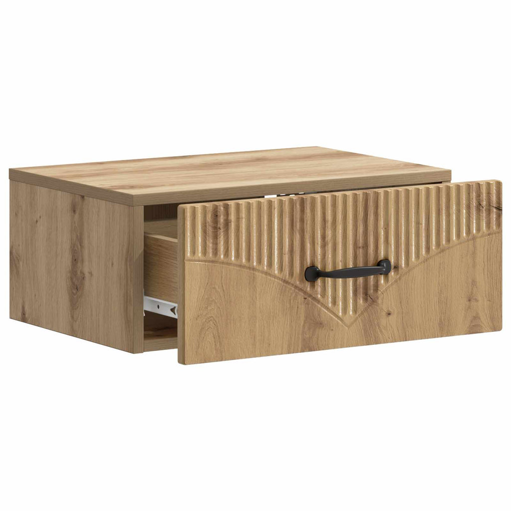 vidaXL Wisząca Szafka Nocna 2 pcs Dąb artisan 49 x 34,5 x 20 cm
