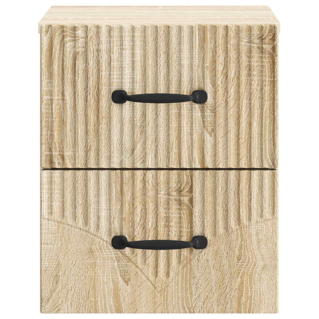 vidaXL Wisząca Szafka Nocna z szufladą dąb Sonoma 34,5 x 33 x 40 cm