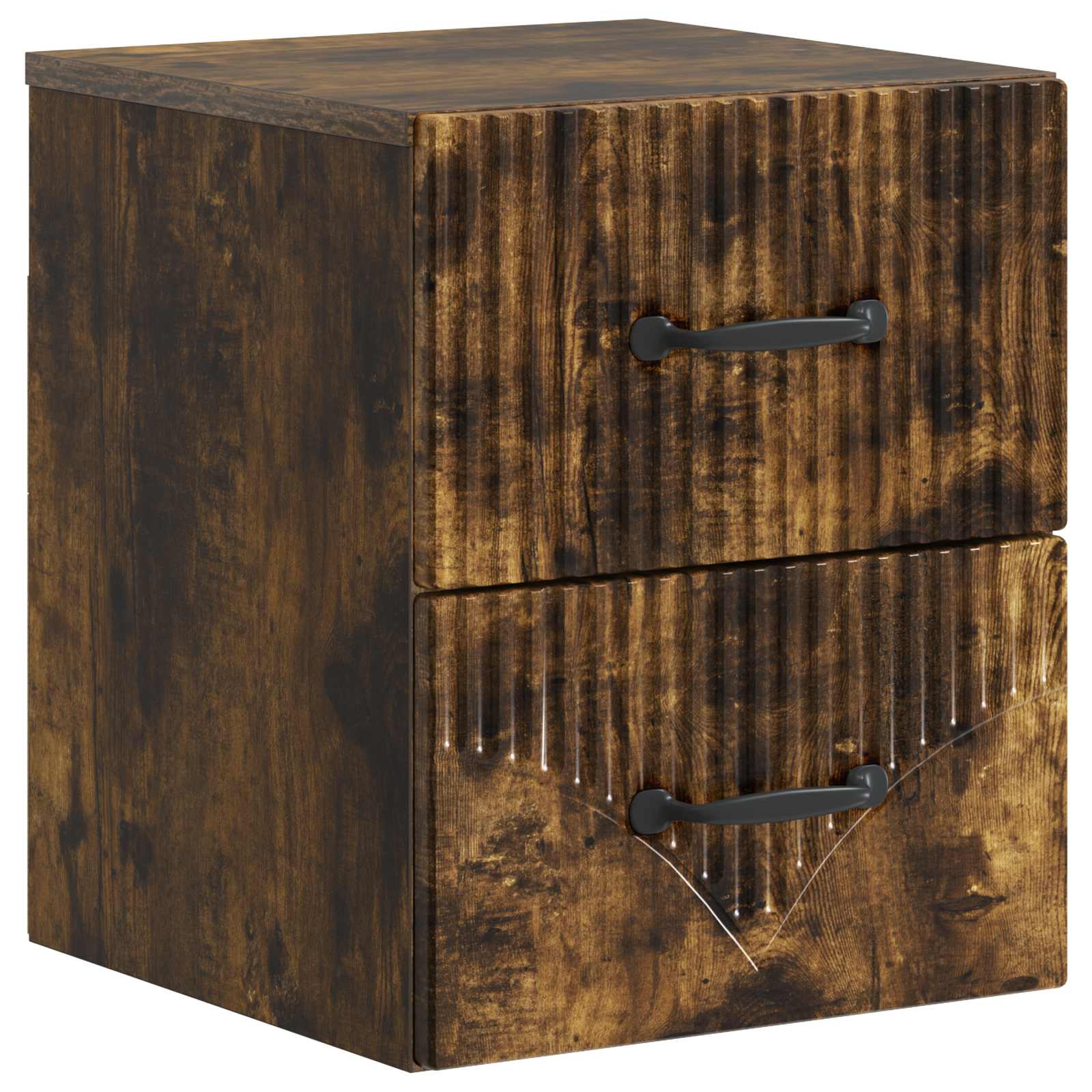 vidaXL Wisząca Szafka Nocna 2 pcs Dąb wędzony 34,5 x 33 x 40 cm