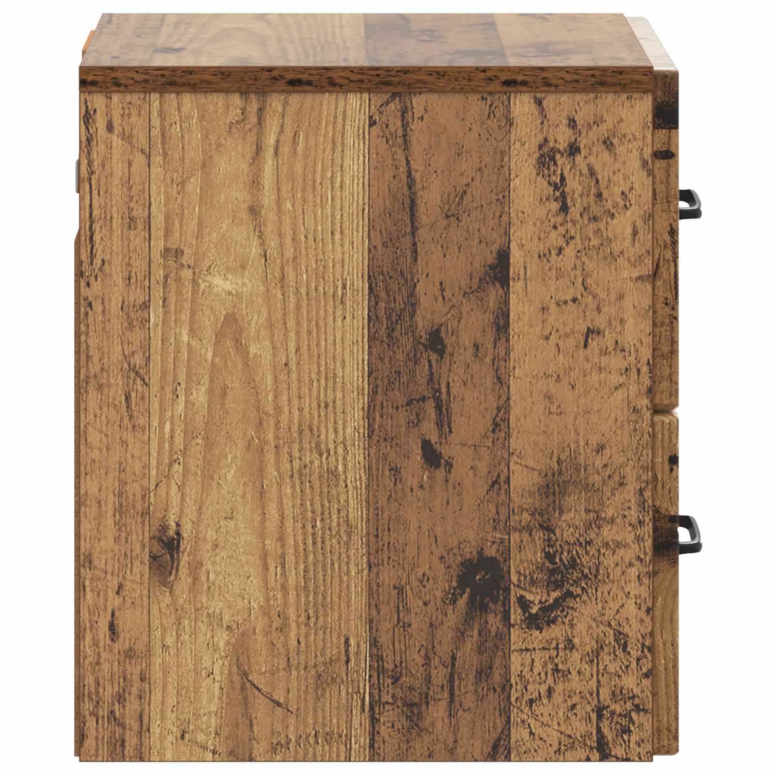 vidaXL Wisząca Szafka Nocna 2 pcs Stare drewno 34,5 x 33 x 40 cm