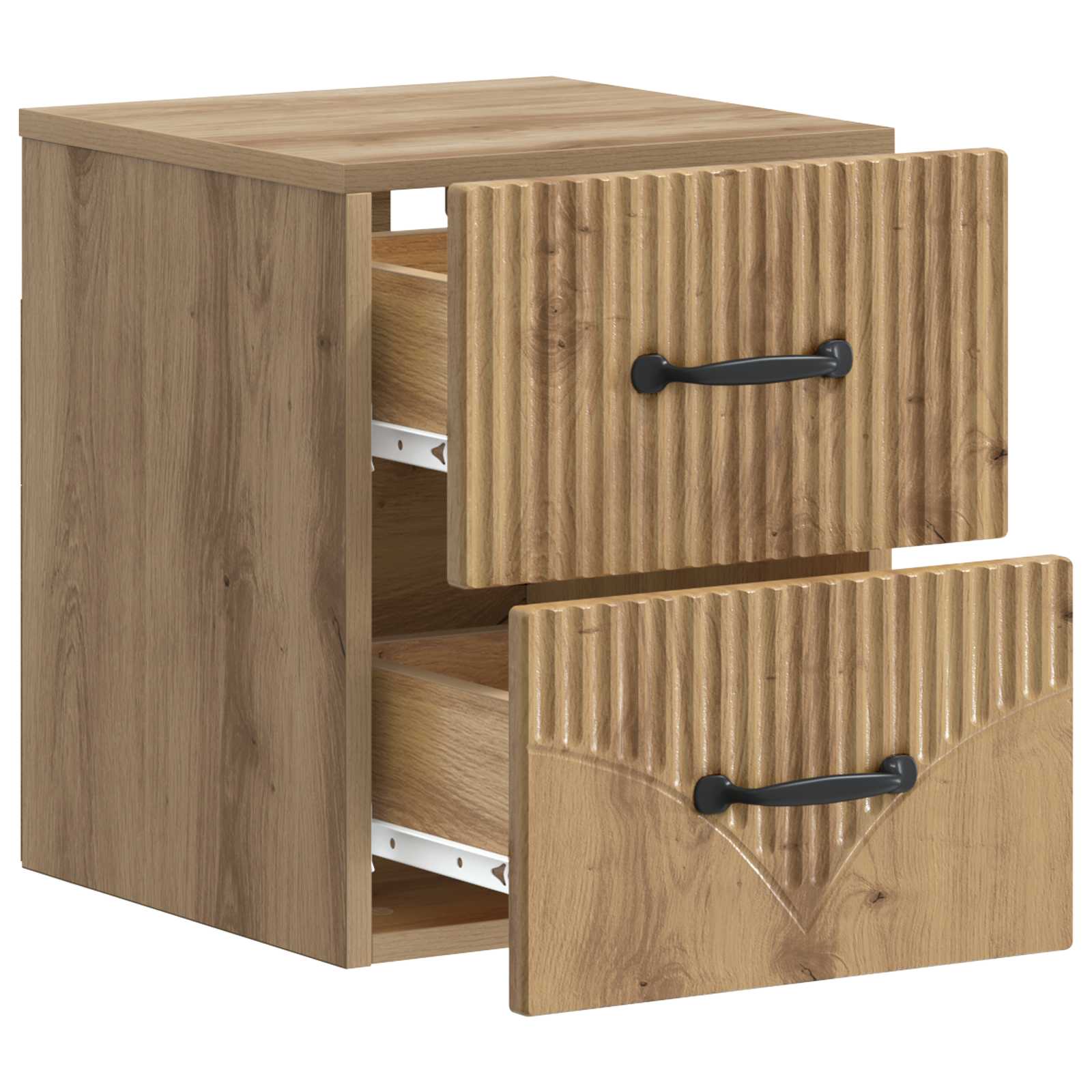 vidaXL Wisząca Szafka Nocna 2 pcs Dąb artisan 34,5 x 33 x 40 cm