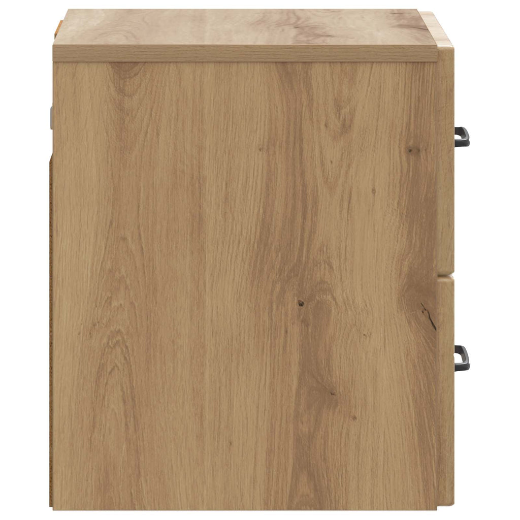 vidaXL Wisząca Szafka Nocna 2 pcs Dąb artisan 34,5 x 33 x 40 cm