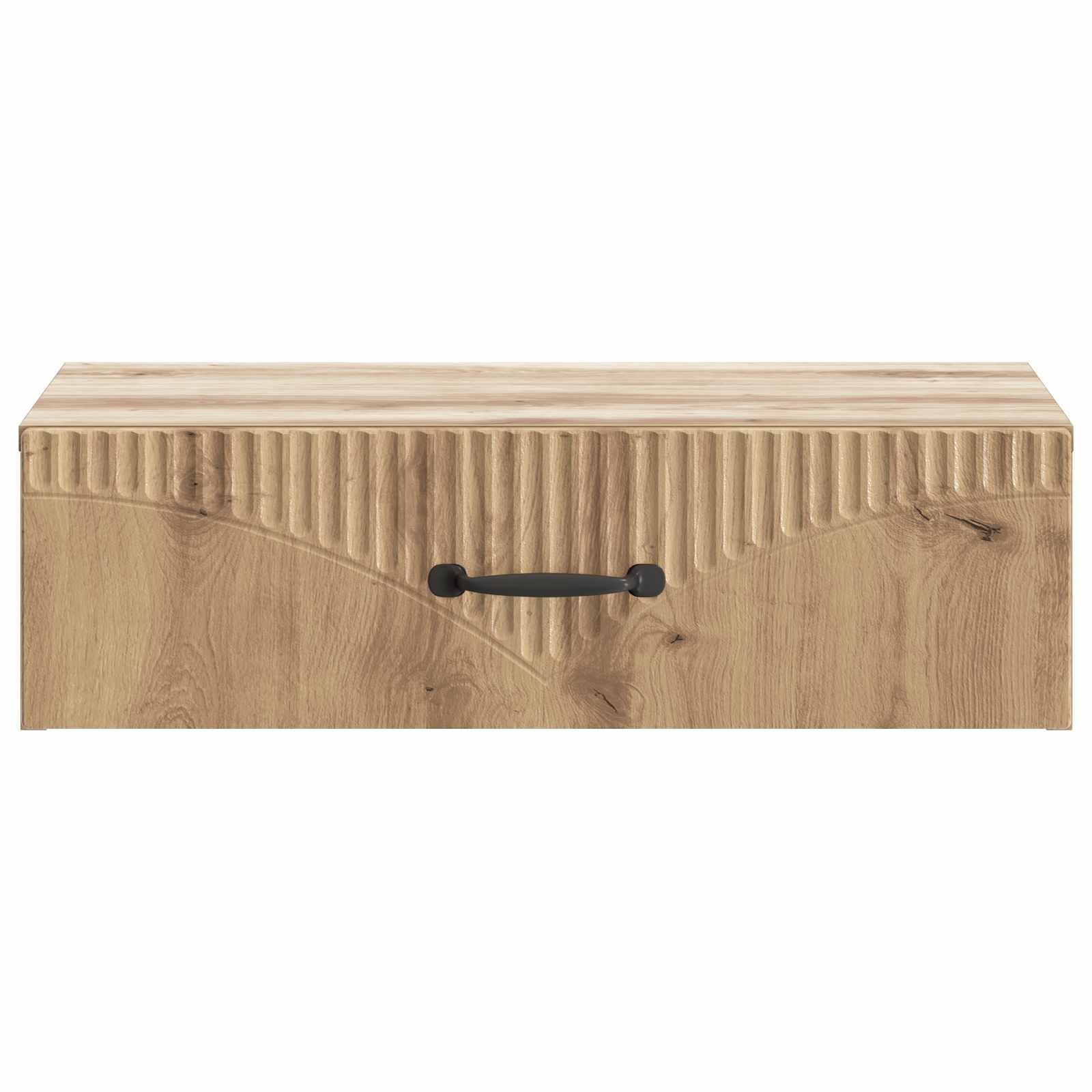 vidaXL Stolik boczny montowany na ścianie Dąb artisan