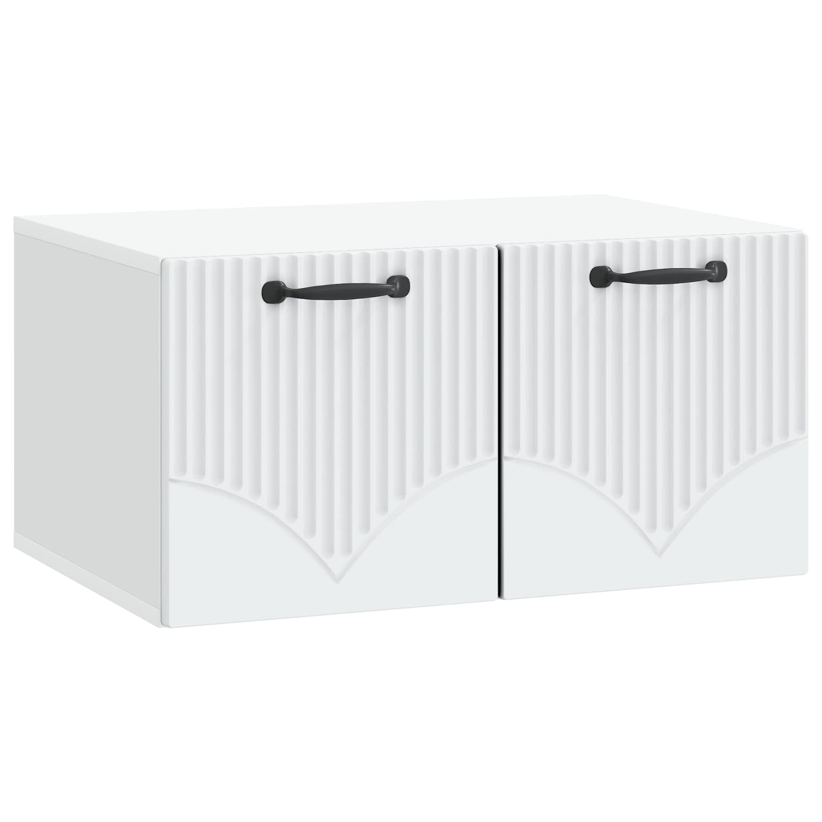 vidaXL Szafka RTV montowana na ścianie Biały 59,5 x 41 x 30 cm