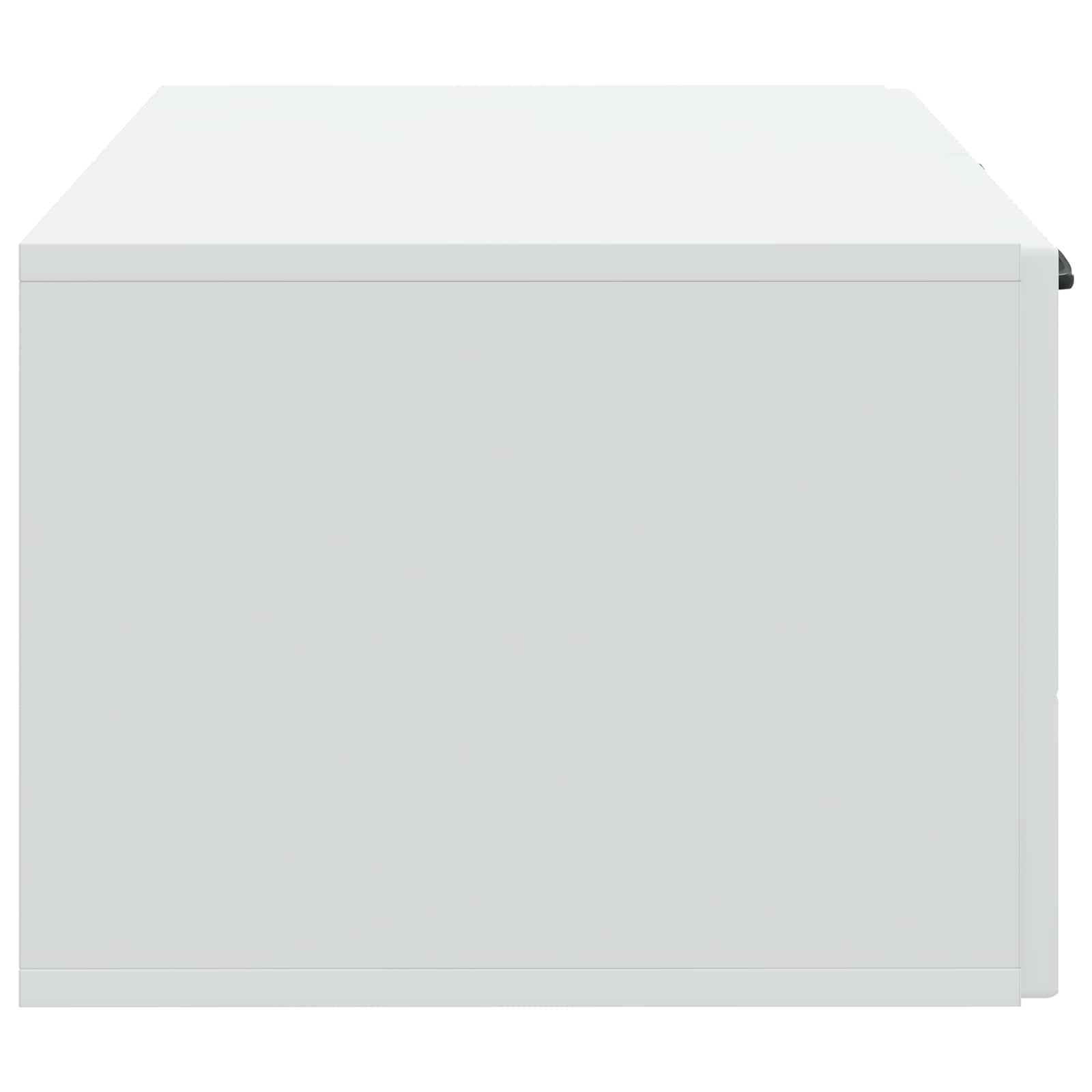 vidaXL Szafka RTV montowana na ścianie Biały 59,5 x 41 x 30 cm