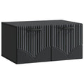 vidaXL Szafka RTV montowana na ścianie Czarny 59,5 x 41 x 30 cm