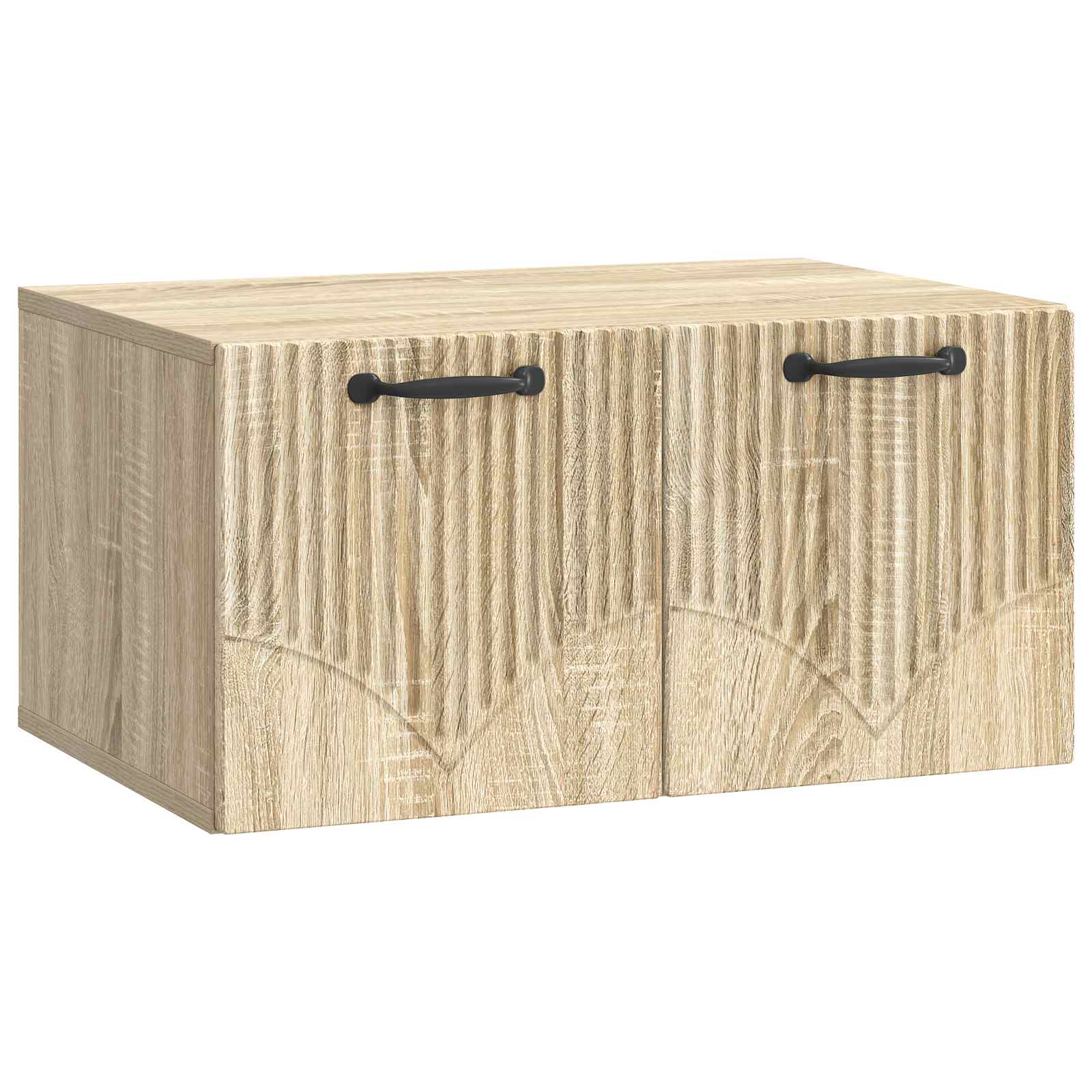 vidaXL Szafka RTV montowana na ścianie dąb Sonoma 59,5 x 41 x 30 cm