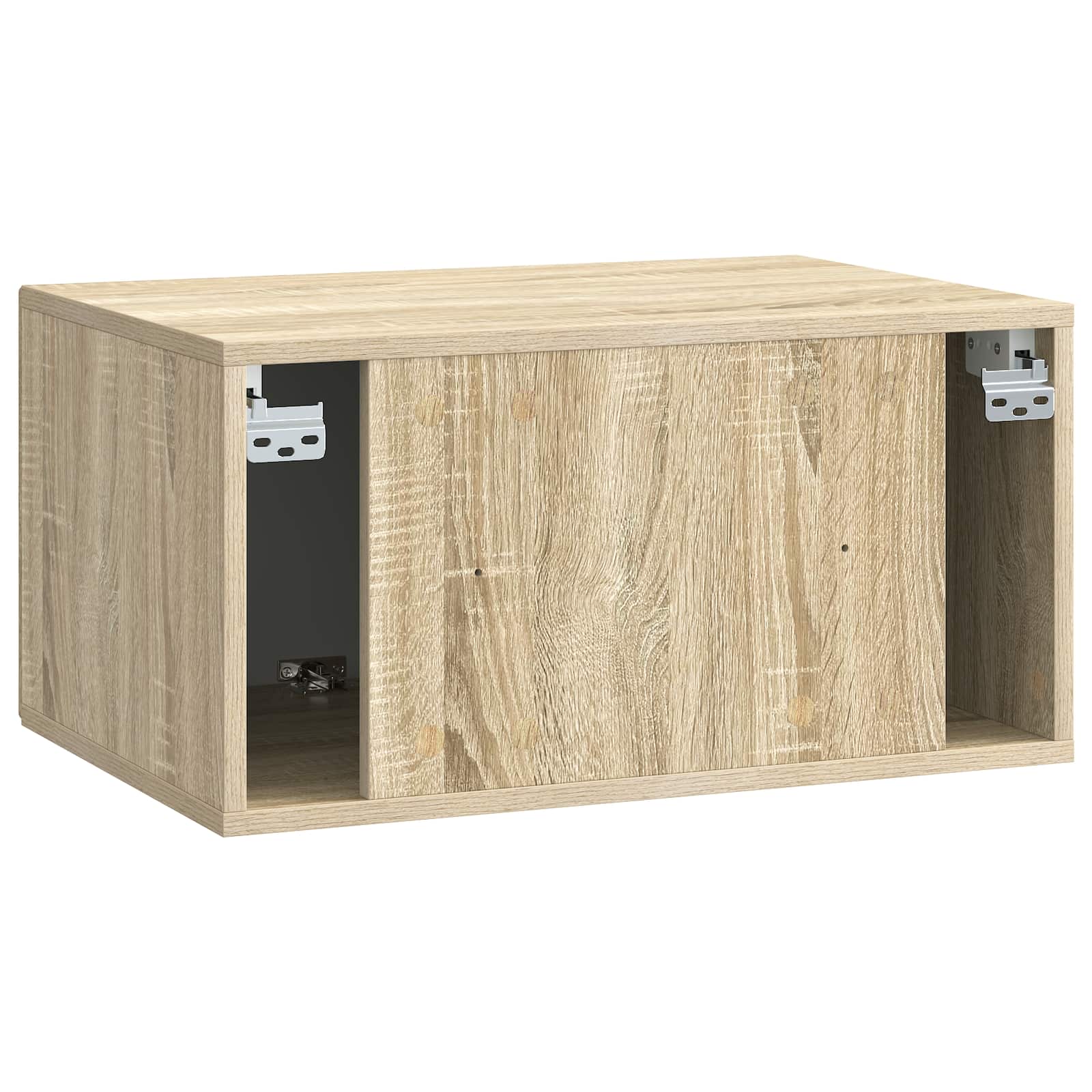 vidaXL Szafka RTV montowana na ścianie dąb Sonoma 59,5 x 41 x 30 cm