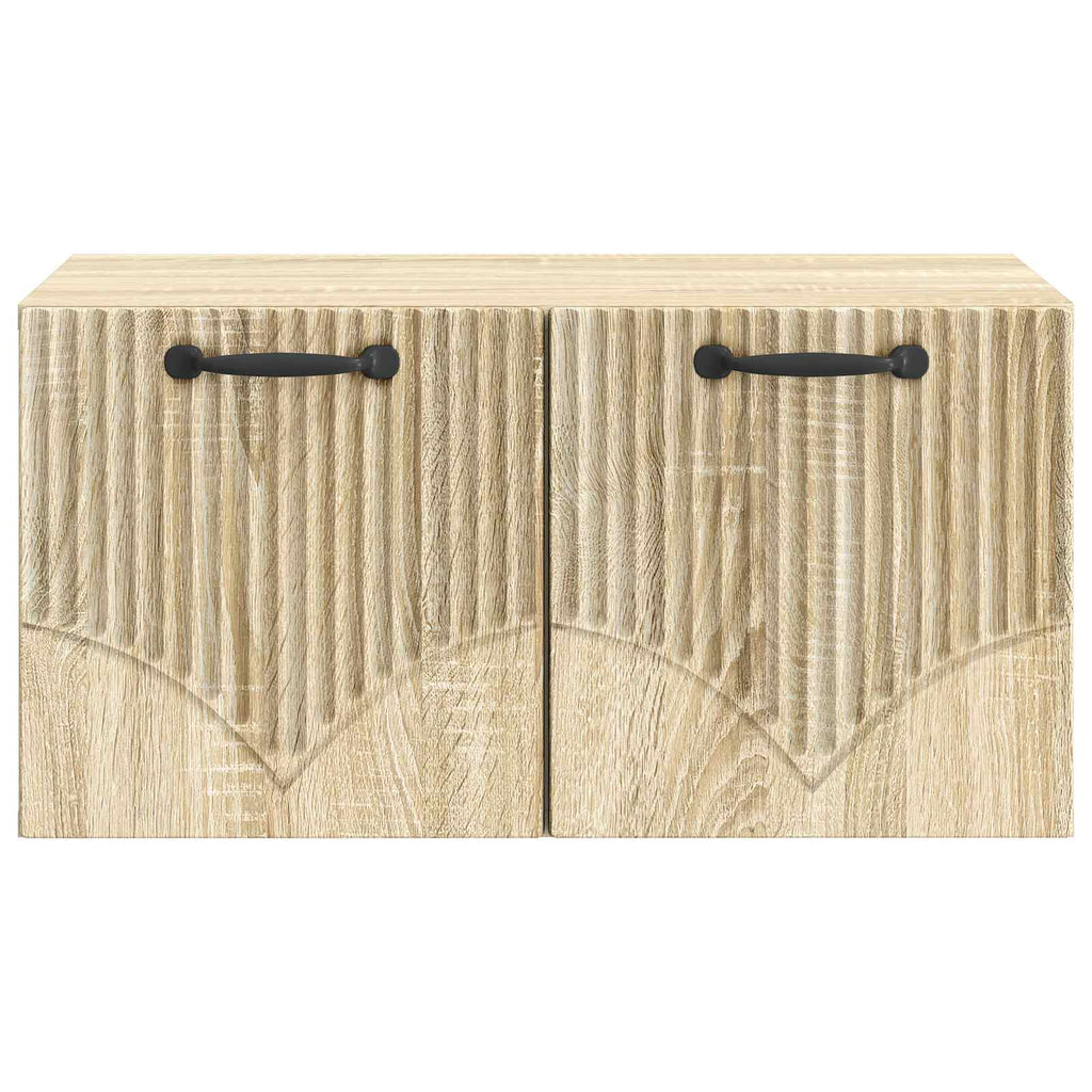 vidaXL Szafka RTV montowana na ścianie dąb Sonoma 59,5 x 41 x 30 cm