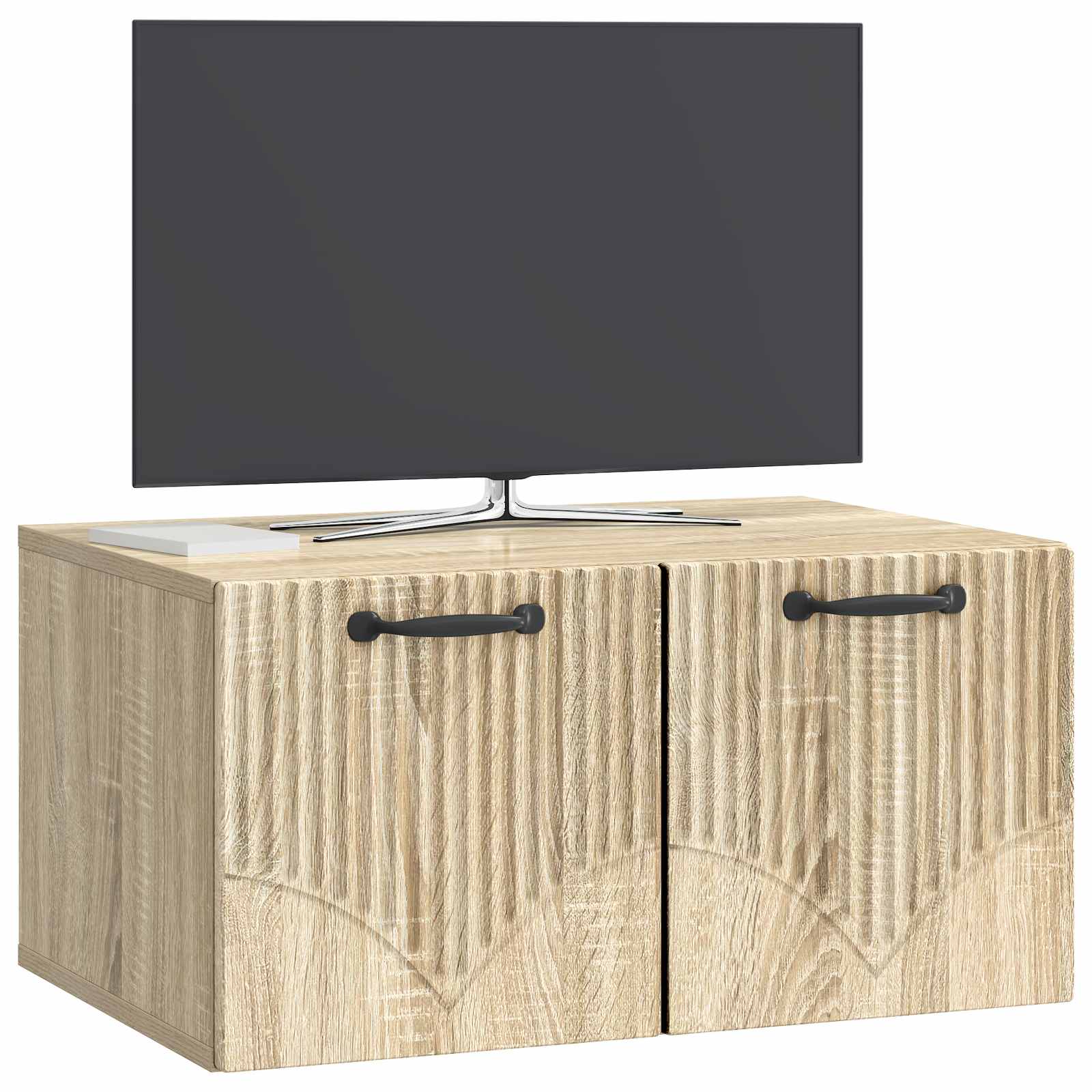 vidaXL Szafka RTV montowana na ścianie dąb Sonoma 59,5 x 41 x 30 cm