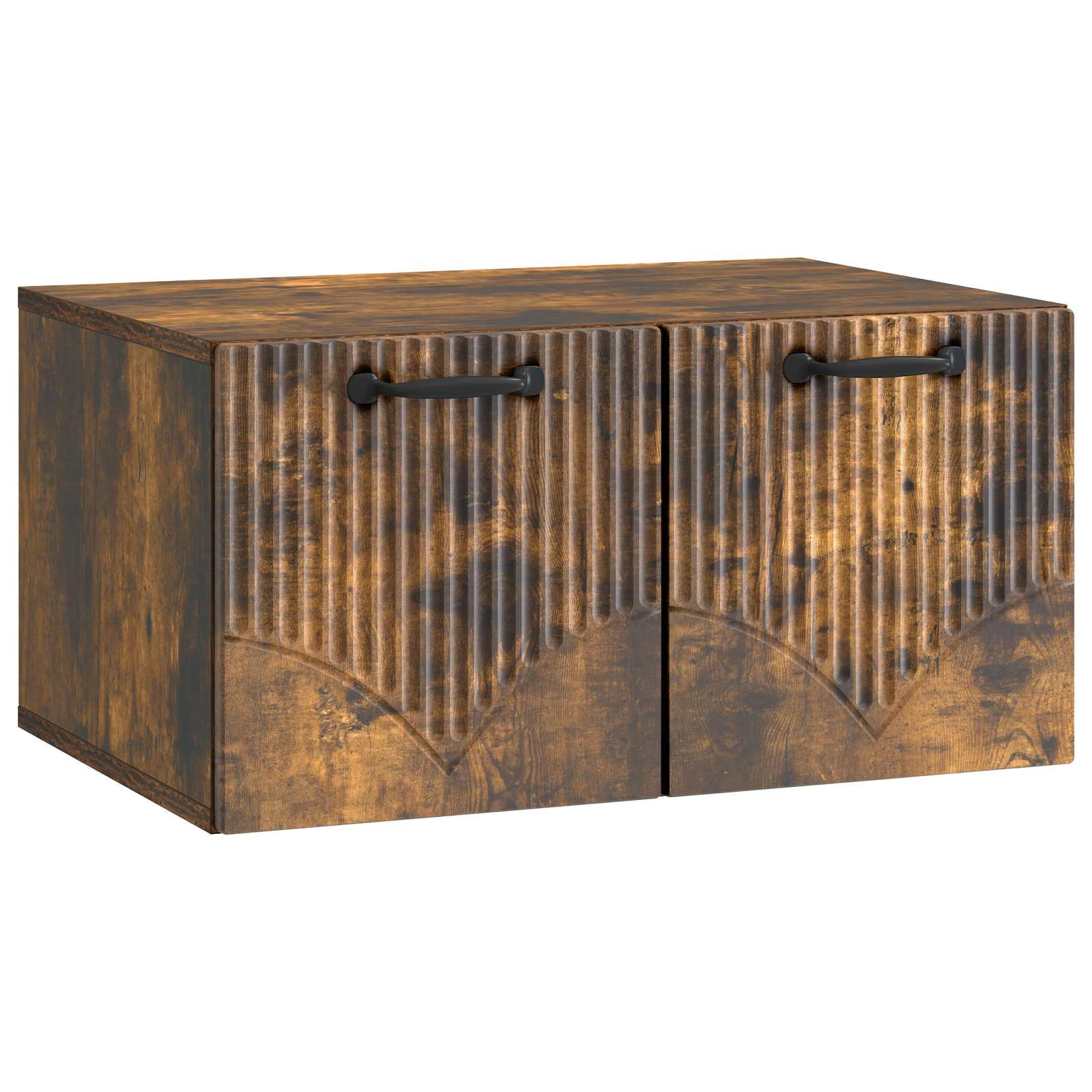 vidaXL Szafka RTV montowana na ścianie Dąb wędzony 59,5 x 41 x 30 cm