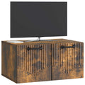 vidaXL Szafka RTV montowana na ścianie Dąb wędzony 59,5 x 41 x 30 cm